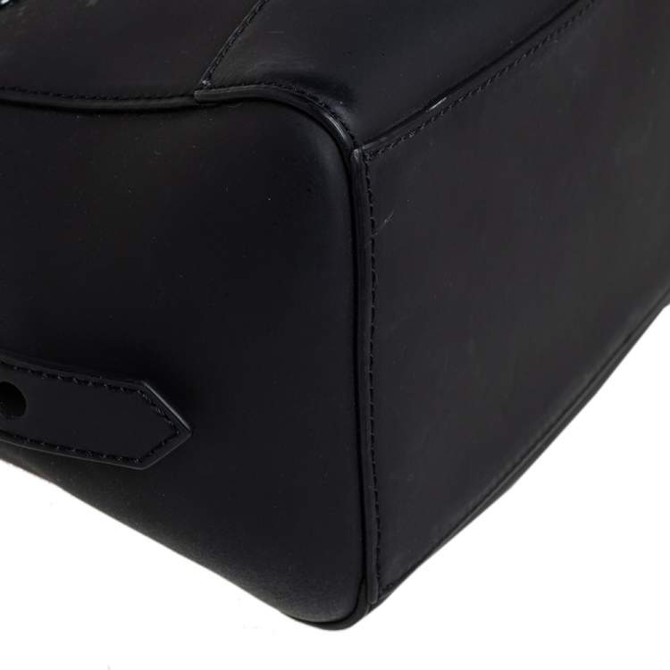 Pre Owned Kenzo Black Marine Leather Mini Kalifornia Tote