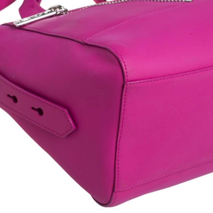 Pre Owned Kenzo Pink Gommato Leather Kalifornia Tote