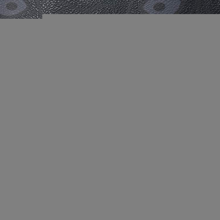 Pre Owned Kenzo Black Tiger Print Coated Canvas and Patent Leather Wristlet Pouch