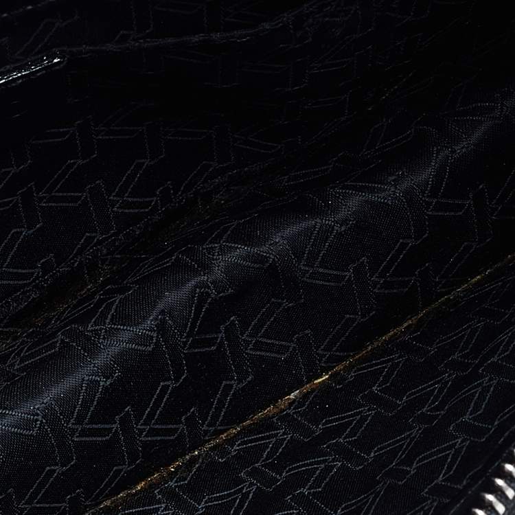 Pre Owned Kenzo Black Leather Pochette Bag