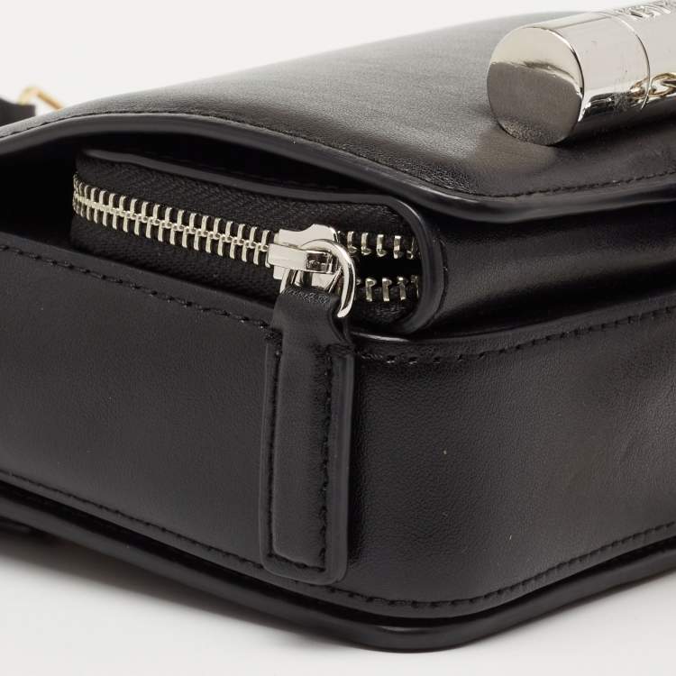 Pre Owned Kenzo Black Leather Sailor Top Handle Bag