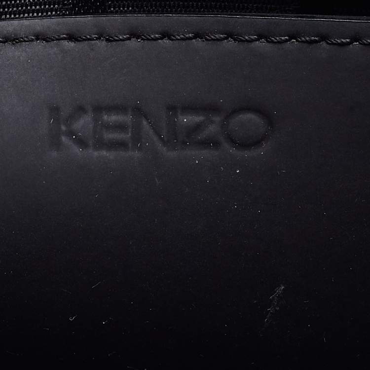 Pre Owned Kenzo Black Leather Mini Kalifornia Shoulder Bag