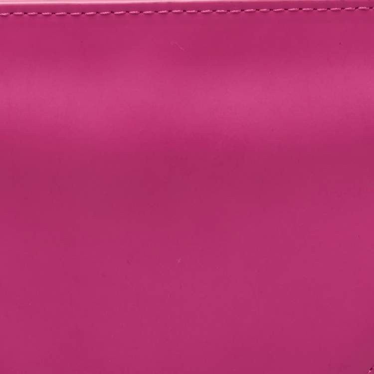 Pre Owned Kenzo Pink Leather Kalifornia Clutch