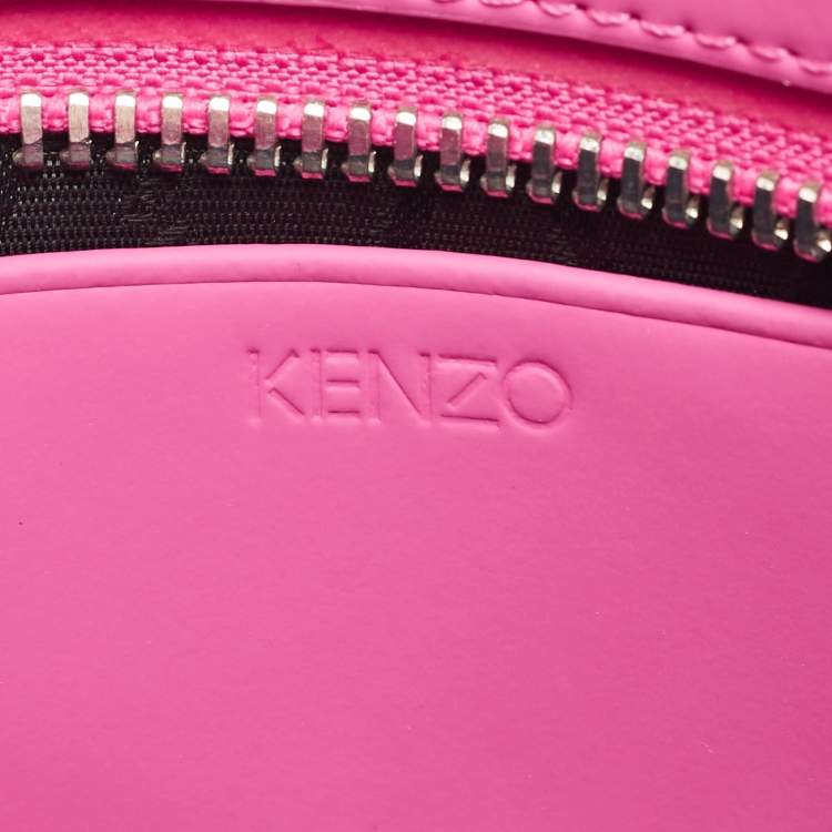 Pre Owned Kenzo Pink Leather Kalifornia Clutch