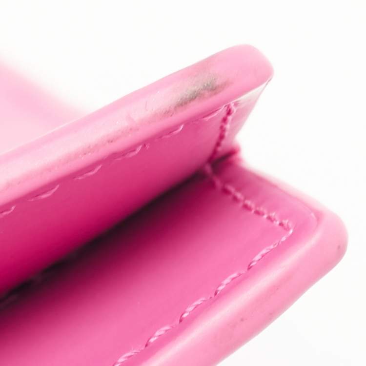 Pre Owned Kenzo Pink Leather Kalifornia Clutch