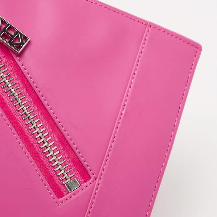 Pre Owned Kenzo Pink Leather Kalifornia Clutch