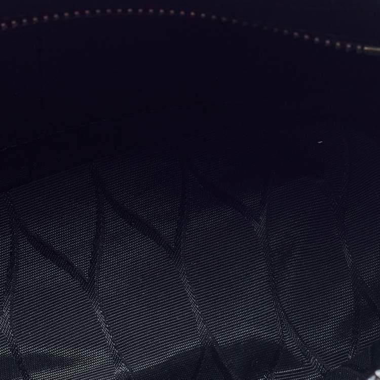 Pre Owned Kenzo Black Leather Small Eye Tote 