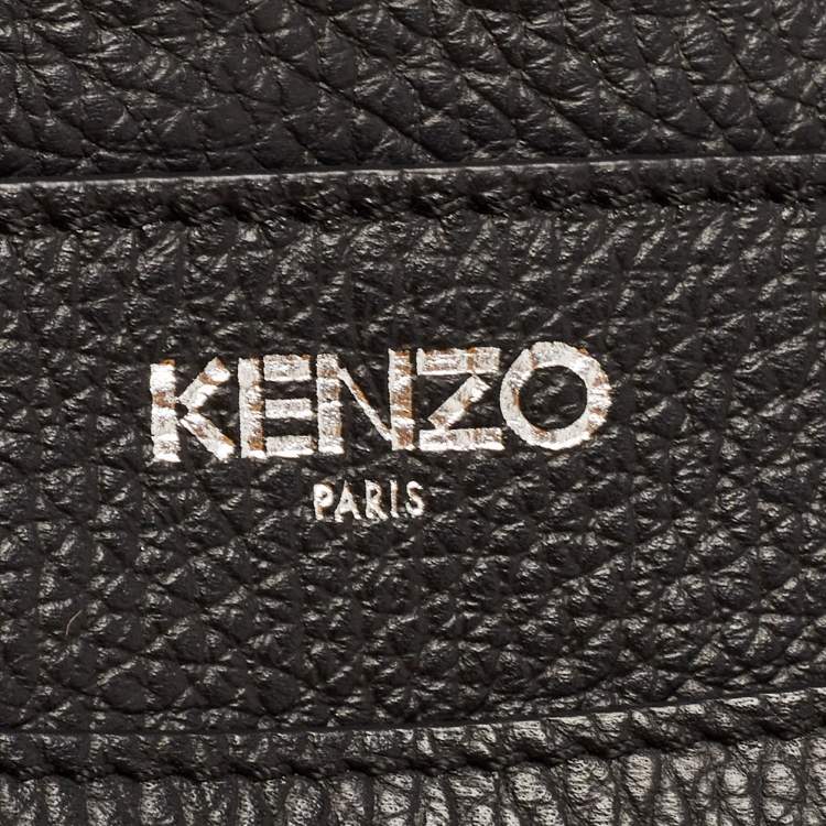 Pre Owned Kenzo Multicolor Croc Embossed Leather Le Diz Huit Shoulder Bag