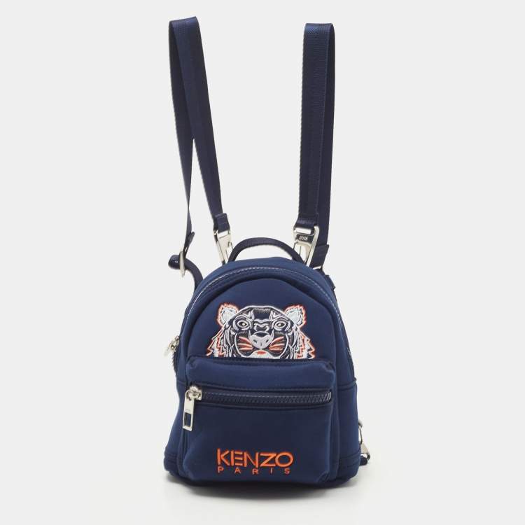 hebzuchtig Overeenstemming Drastisch Kenzo Navy Blue Tiger Embroidered Neoprene Mini Backpack Kenzo | TLC