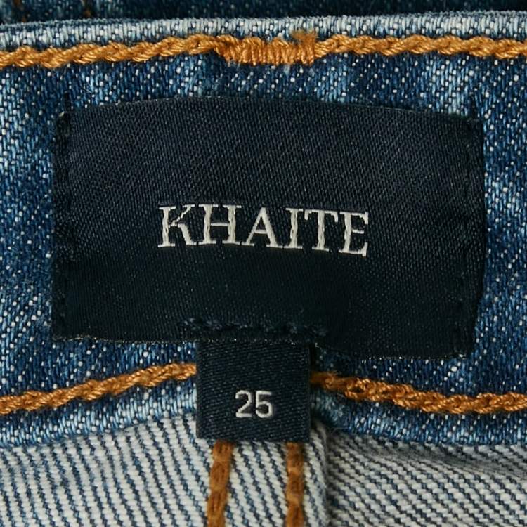 مملوكة مسبقًا Khaite Blue Denim Danielle Jeans S Waist 25"