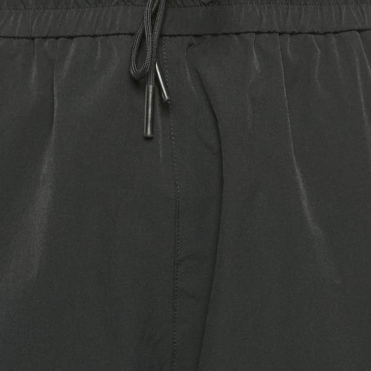 Pre Owned Kith Black Logo Print Nylon Jogger Pants L