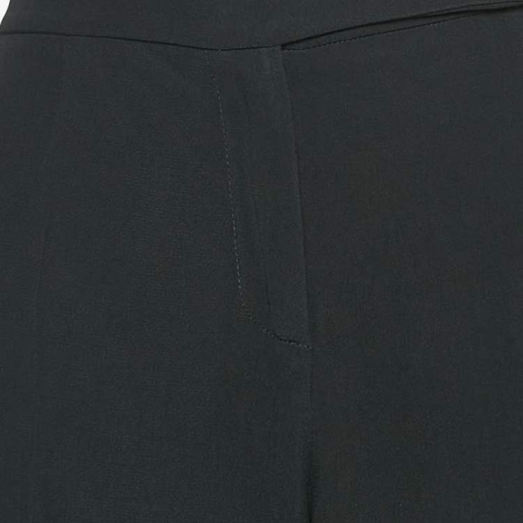 Pre Owned La Perla Black Wool Trousers M