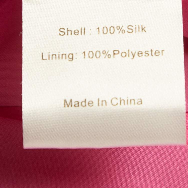 Pre Owned L'agence Print Print Silk Colin Blazer Set XS/S