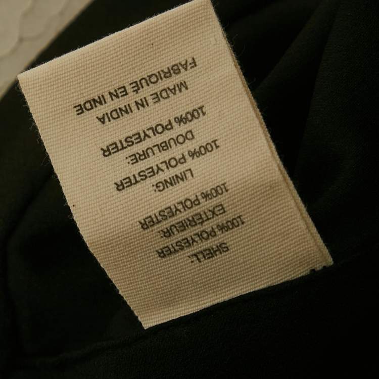 Pre Owned L'agence Black Crepe Embellished Bastia Tank Top XS