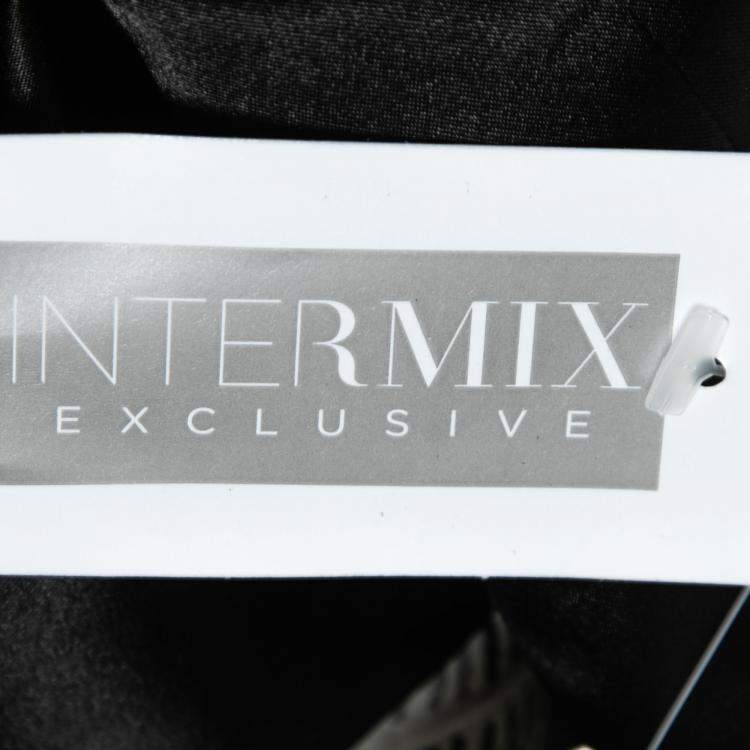 Pre Owned L'Agence x Intermix Monochrome Abstract Eva Print Sleeveless Sheath Dress M