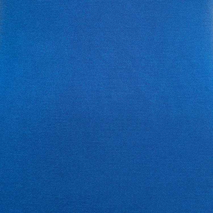 Pre Owned L'agence Blue Knit Sleeveless Mini Dress S