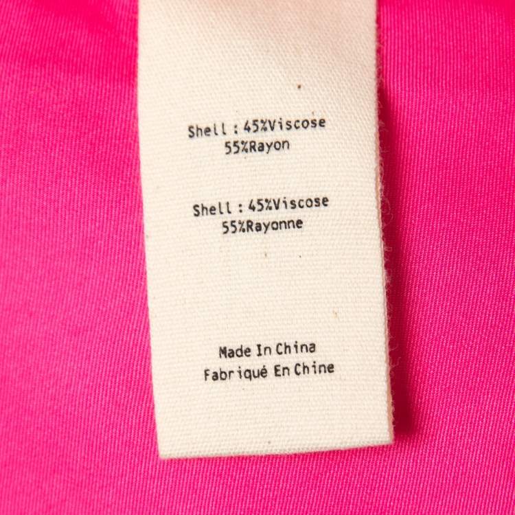 Pre Owned L'agence Pink Crepe Sleeveless Maxi Dress S