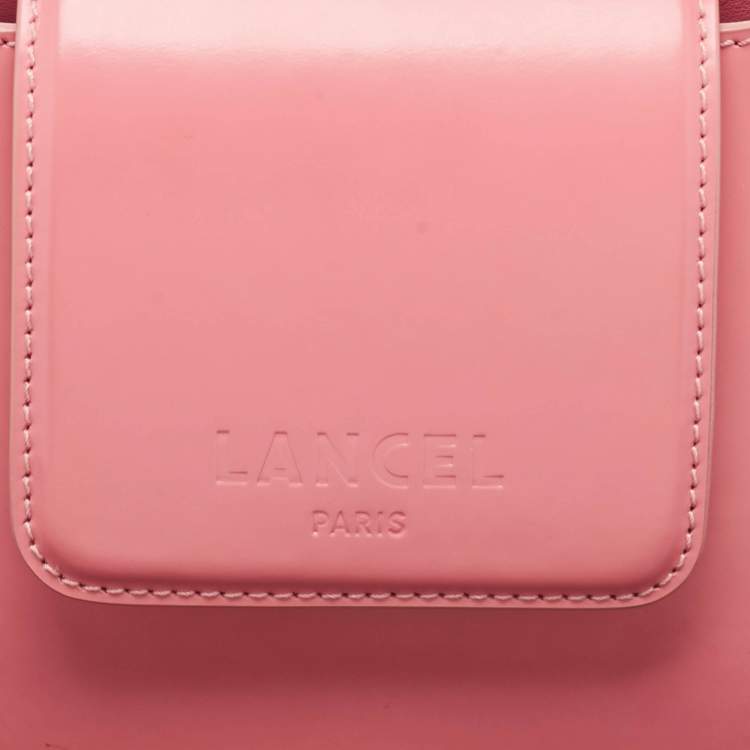 Pre Owned Lancel Pink Leather Sixtine de Lancel Hobo
