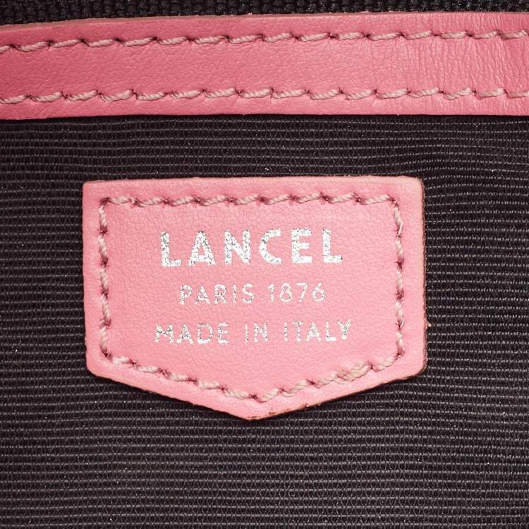 Pre Owned Lancel Pink Leather Sixtine de Lancel Hobo