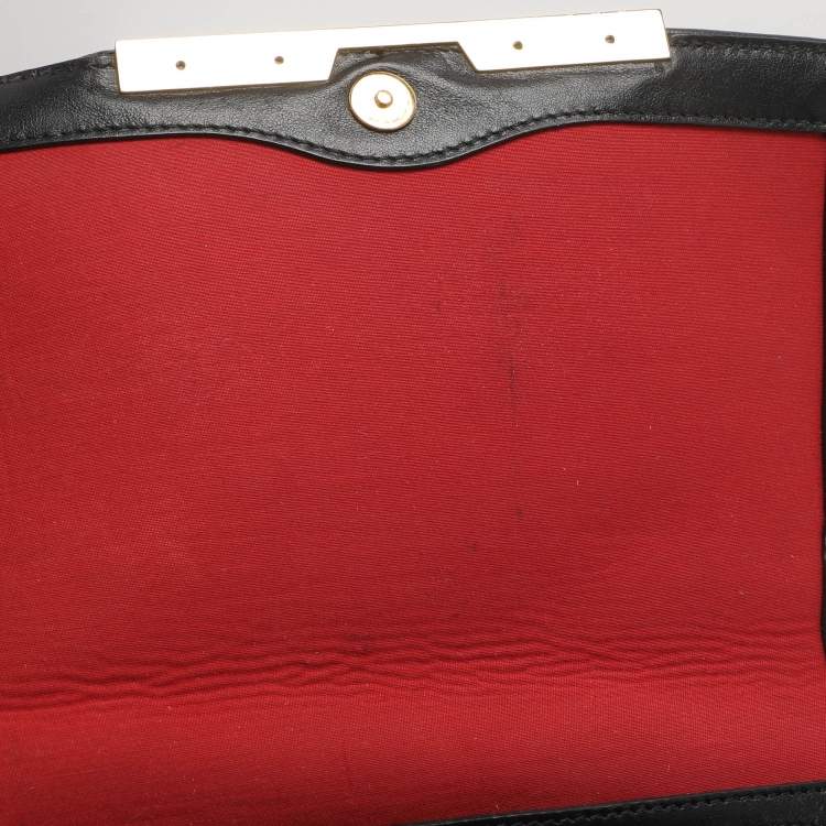 Pre Owned Lancel Black Quilted Leather Chain Shoulder Bag