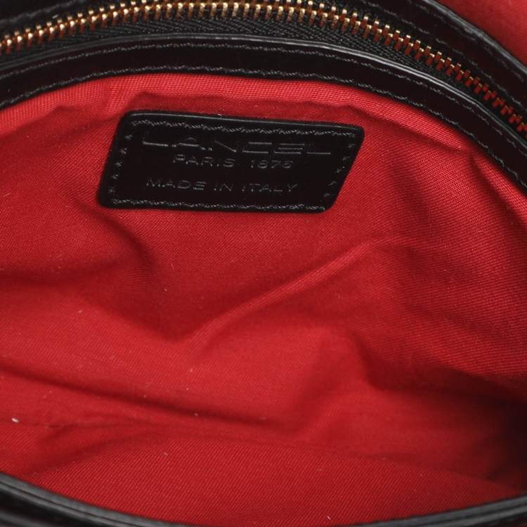 Pre Owned Lancel Black Quilted Leather Chain Shoulder Bag