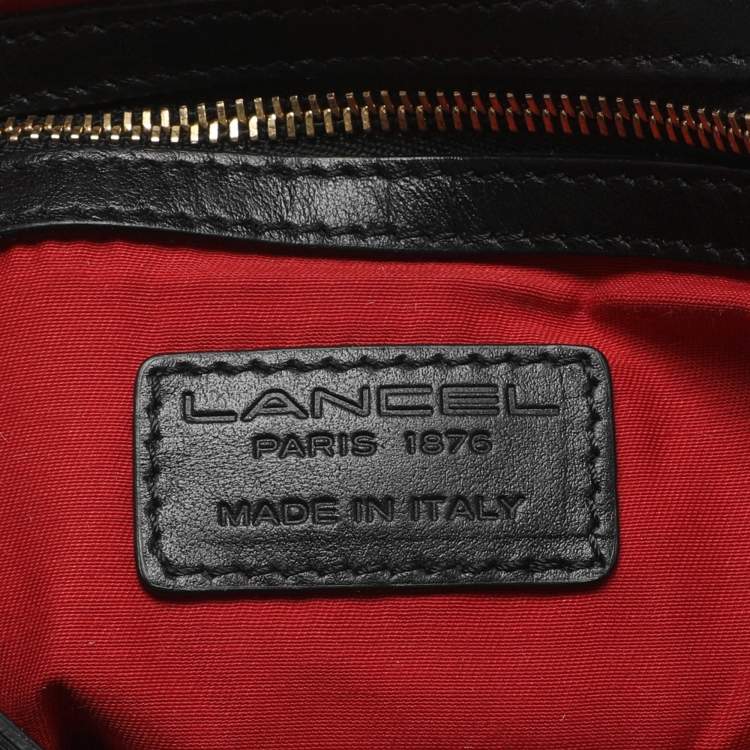 Pre Owned Lancel Black Quilted Leather Chain Shoulder Bag