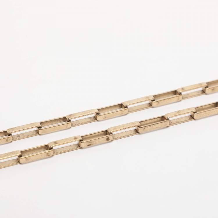 Pre Owned Lancel Black Quilted Leather Chain Shoulder Bag