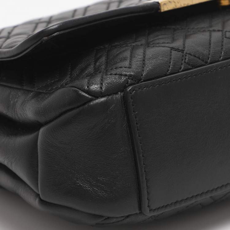 Pre Owned Lancel Black Quilted Leather Chain Shoulder Bag