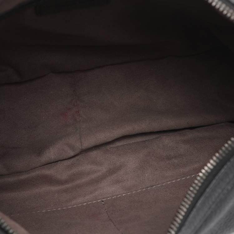 Pre Owned Lancel Black Leather Crossbody Bag