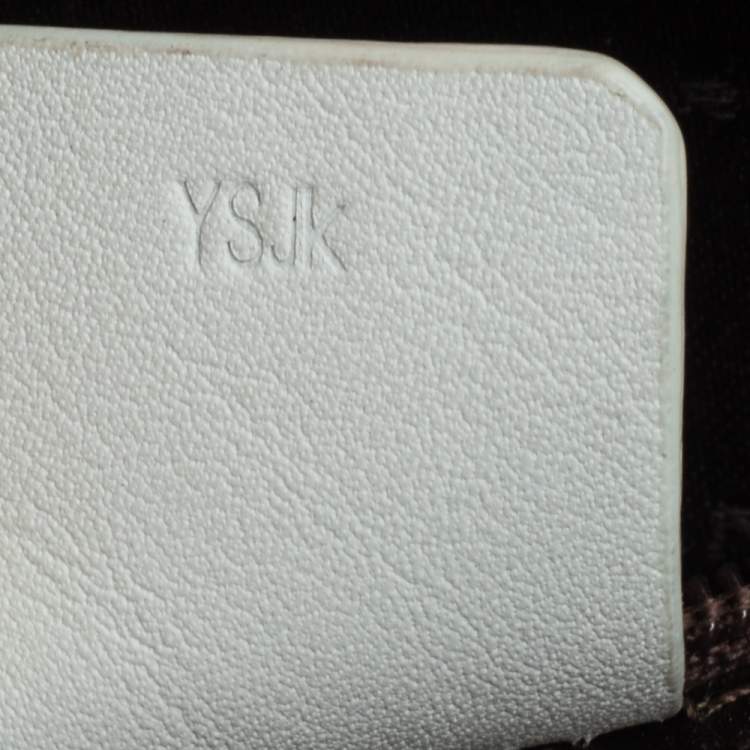 Pre Owned Lancel White Leather Shoulder Bag
