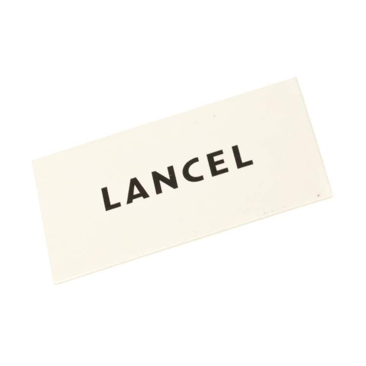 Pre Owned Lancel Red Croc Embossed Leather Le Huit Bucket Bag 