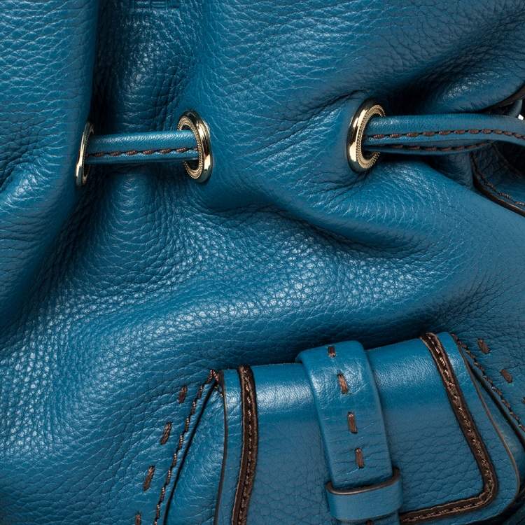 مملوكة مسبقًا Lancel Blue Leather Premier Flirt Bucket Bag