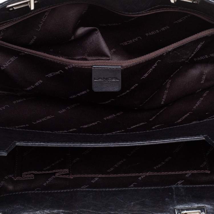 مملوكة مسبقًا Lancel Black Leather Satchel