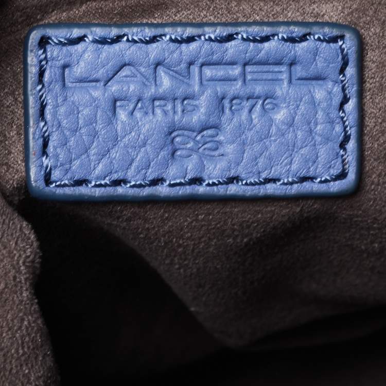 Pre Owned Lancel Lavender Leather Premiere Flirt Bucket Bag
