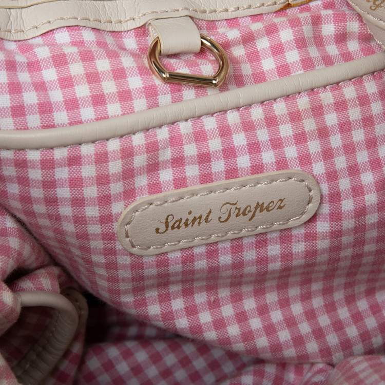 Pre Owned Lancel Multicolor Suede and Leather Le Brigitte Bardot Shoulder Bag