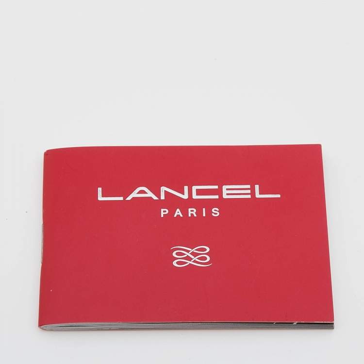 Pre Owned Lancel Teal Green/Brown Nylon And Leather Small Miss Bowling Shoulder Bag
