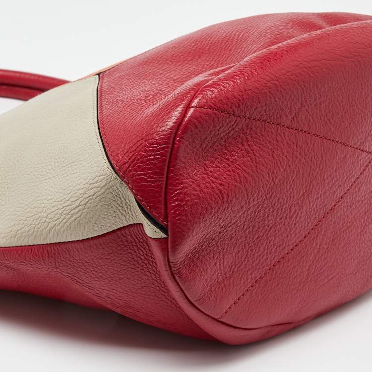 Pre Owned Lancel Multicolor Leather Tote