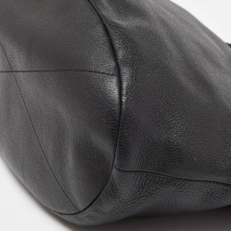 Pre Owned Lancel Black Leather Tote