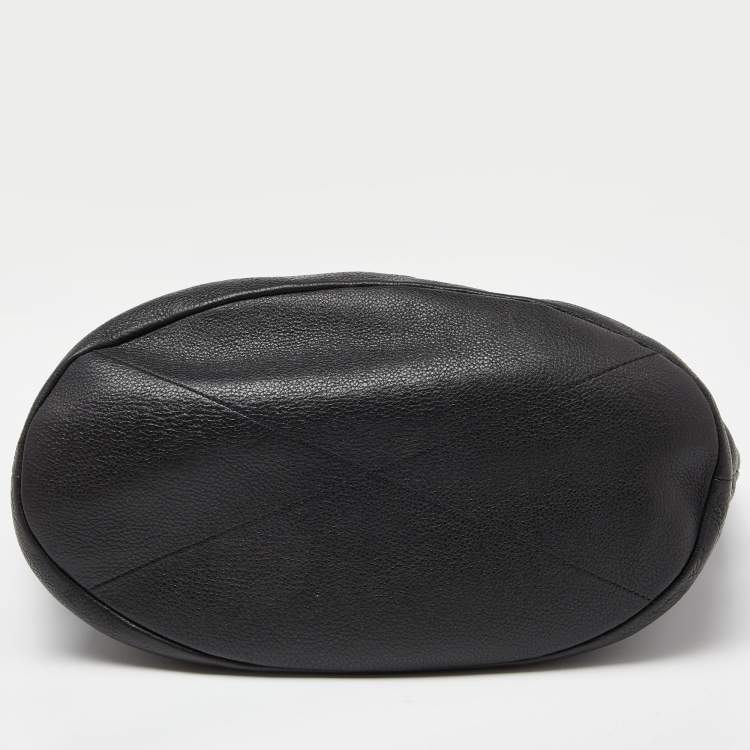Pre Owned Lancel Black Leather Tote