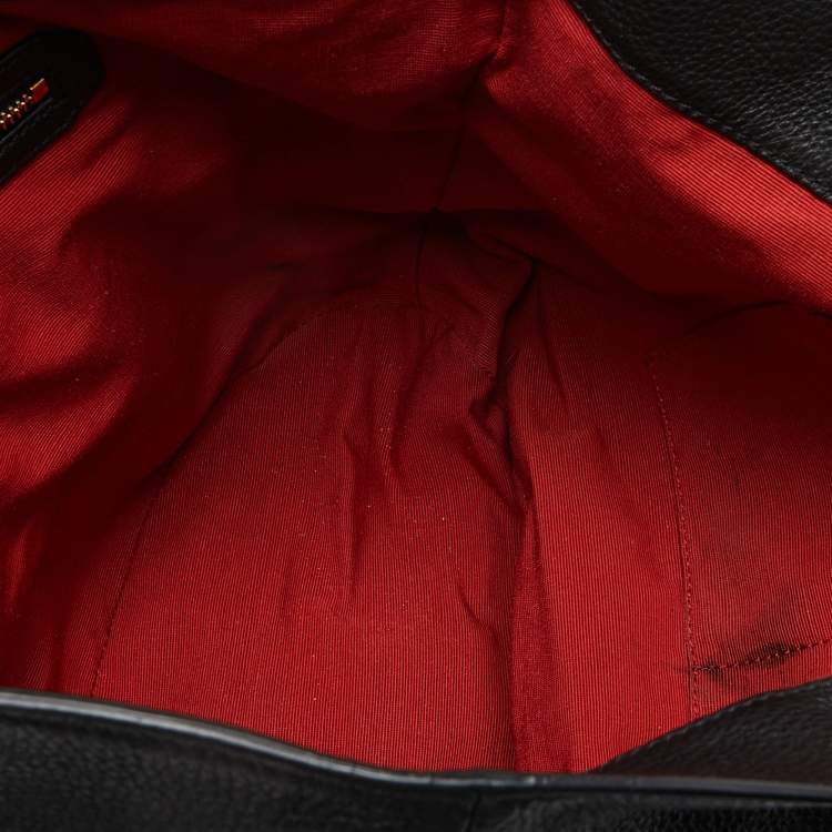 Pre Owned Lancel Black Leather Tote