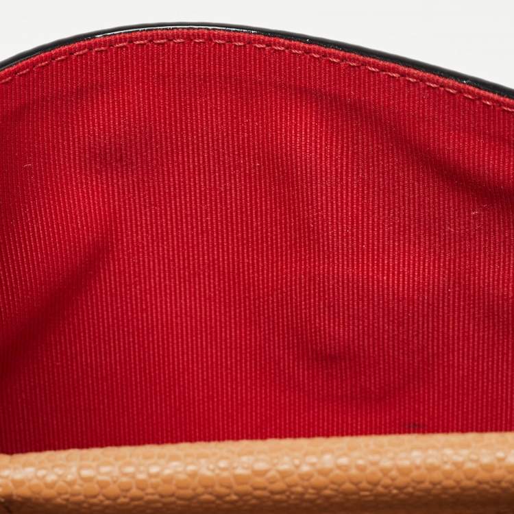 Pre Owned Lancel Brown/Black Leather Mini Neon de Lancel Crossbody Bag