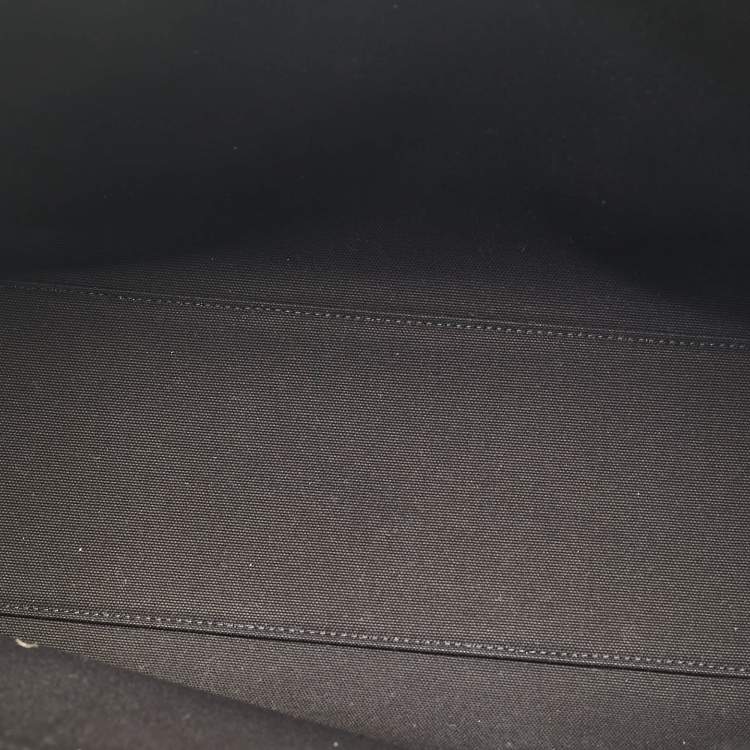 Pre Owned Lanvin Black Canvas and Leather Medium In & Out Tote