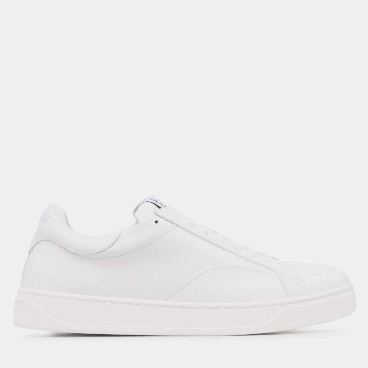 Pre Owned Lanvin Leather Sneaker in White Size 35