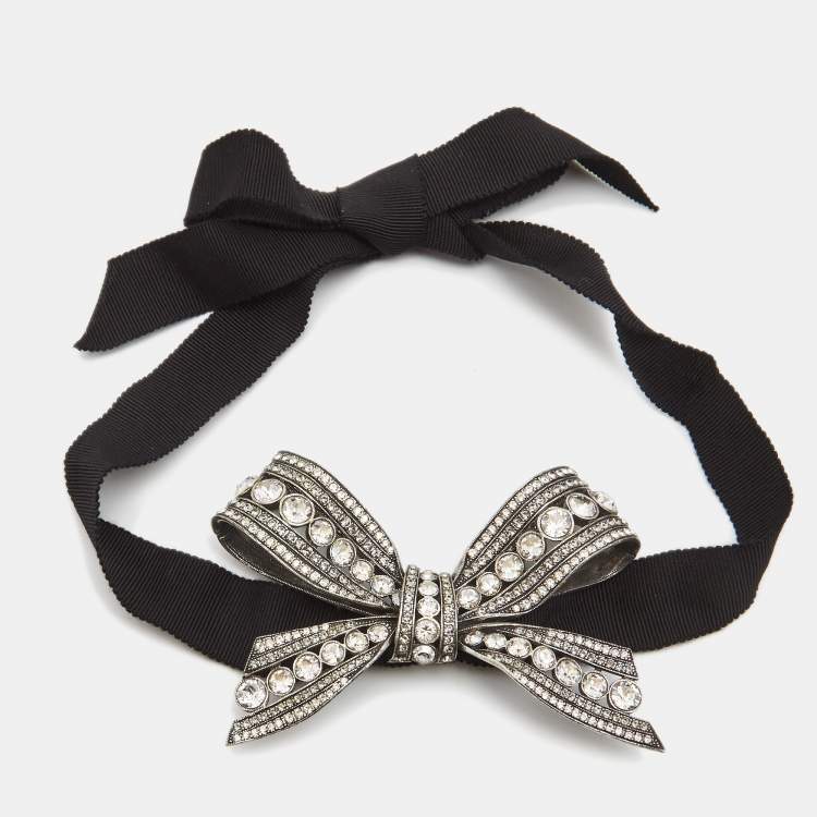 Lanvin Crystals SIlver Tone Choker Necklace. Lanvin | The Luxury Closet