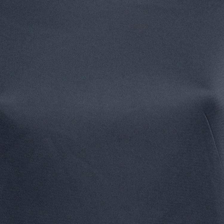 Pre Owned Lanvin Navy Blue Embellished Sleeve Short Dress  XS