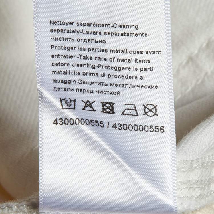 Pre Owned Lanvin White Denim Jeans M Waist 28"