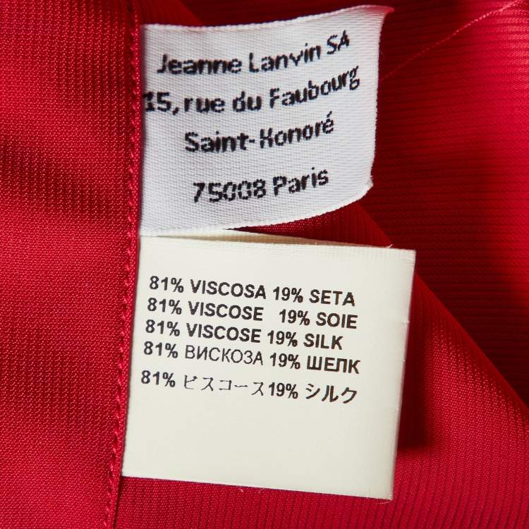 Pre Owned Lanvin Pink & Black Sleeveless Button Front Shirt M