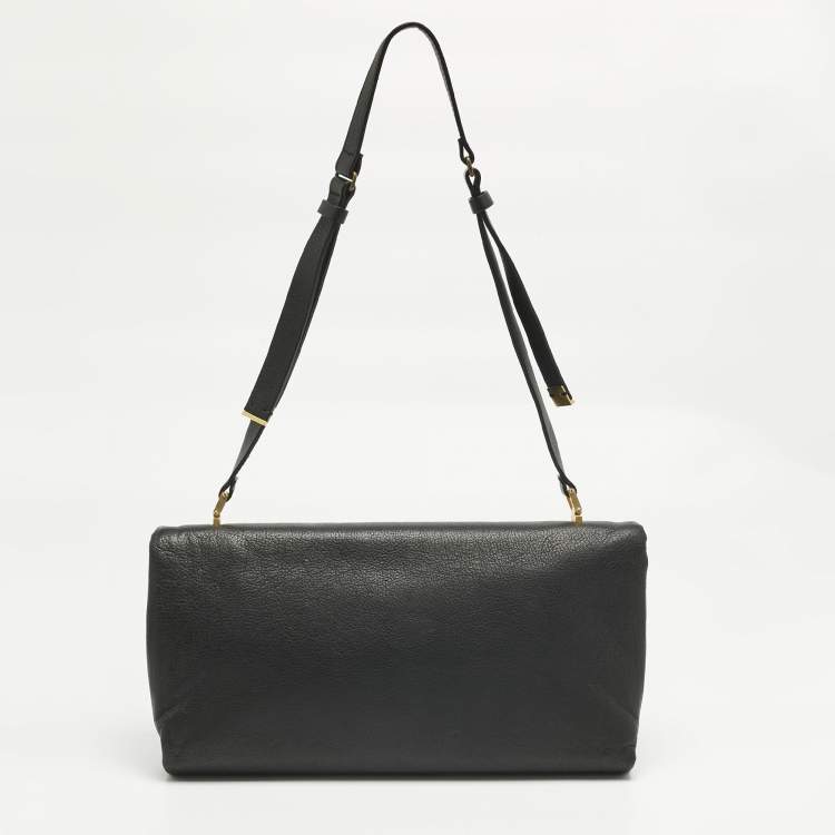 Pre Owned Lanvin Black Leather Miss Sartorial Shoulder Bag