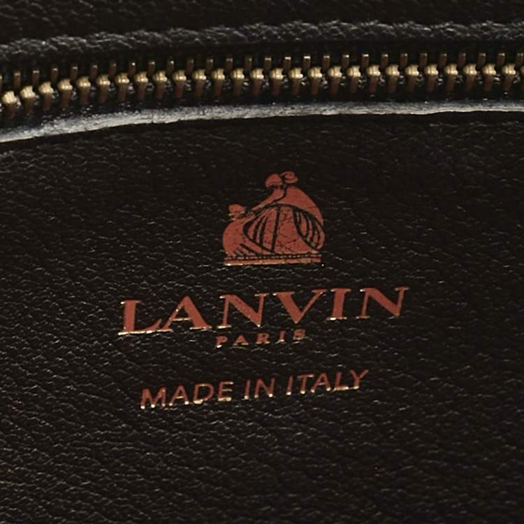 Pre Owned Lanvin Black Leather Miss Sartorial Shoulder Bag