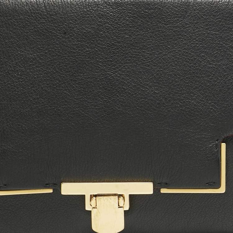 Pre Owned Lanvin Black Leather Miss Sartorial Shoulder Bag